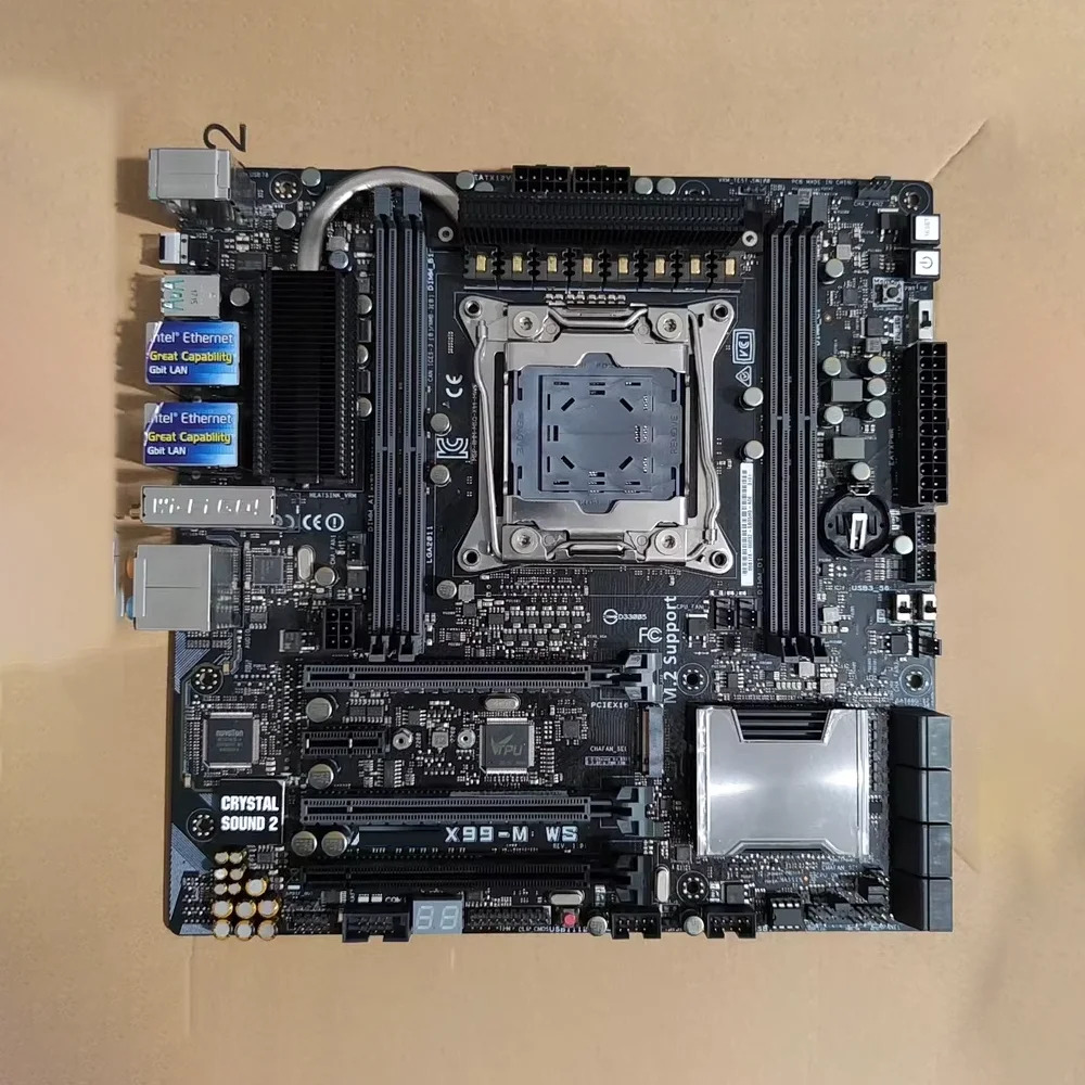 ASUS호환 X99-M WS LGA 2011v3 데스크탑 메인보드 DDR4 64GB mITX