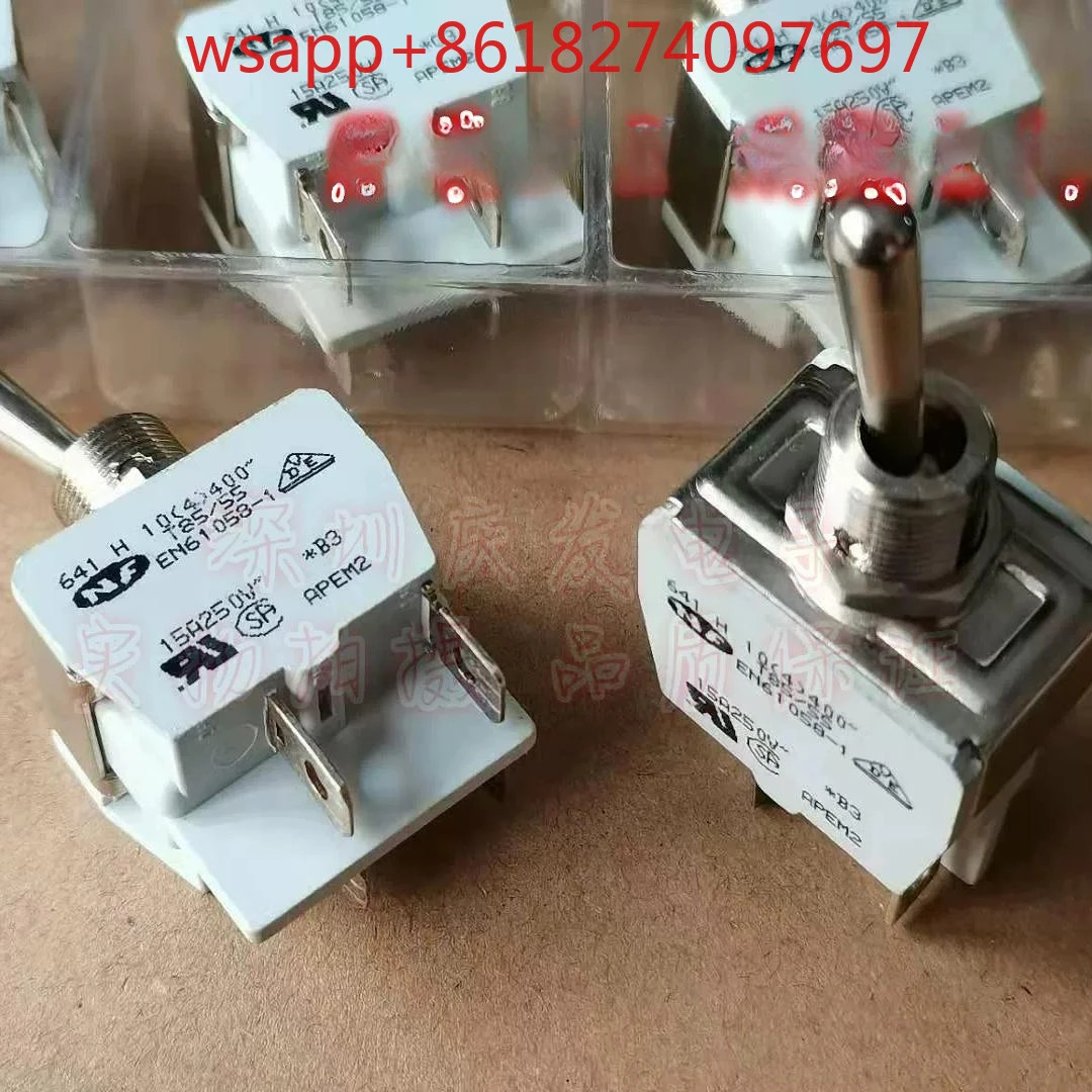 EN61058-1 APEM 토글 스위치 로커 암 좌우 이동 다리 4 개 기어 2 볼륨 30x22