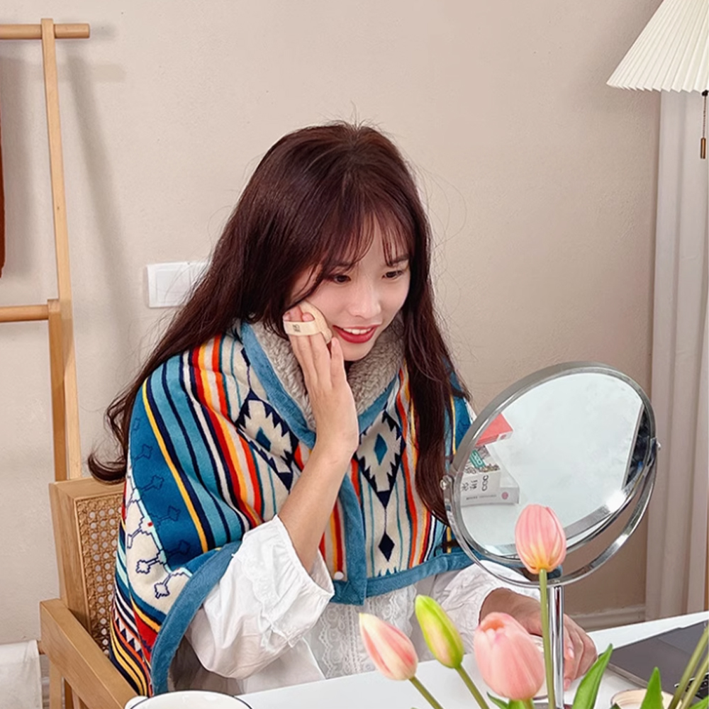 소프트 극세사 양털 담요 쇼파블랭킷 플라워, 중 - 상세 이미지 4