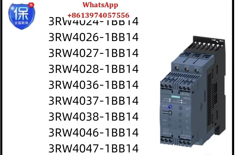 소프트 스타트 3RW4024 4026 4027 4028 4036 4037 4038 4046/4047-1BB14