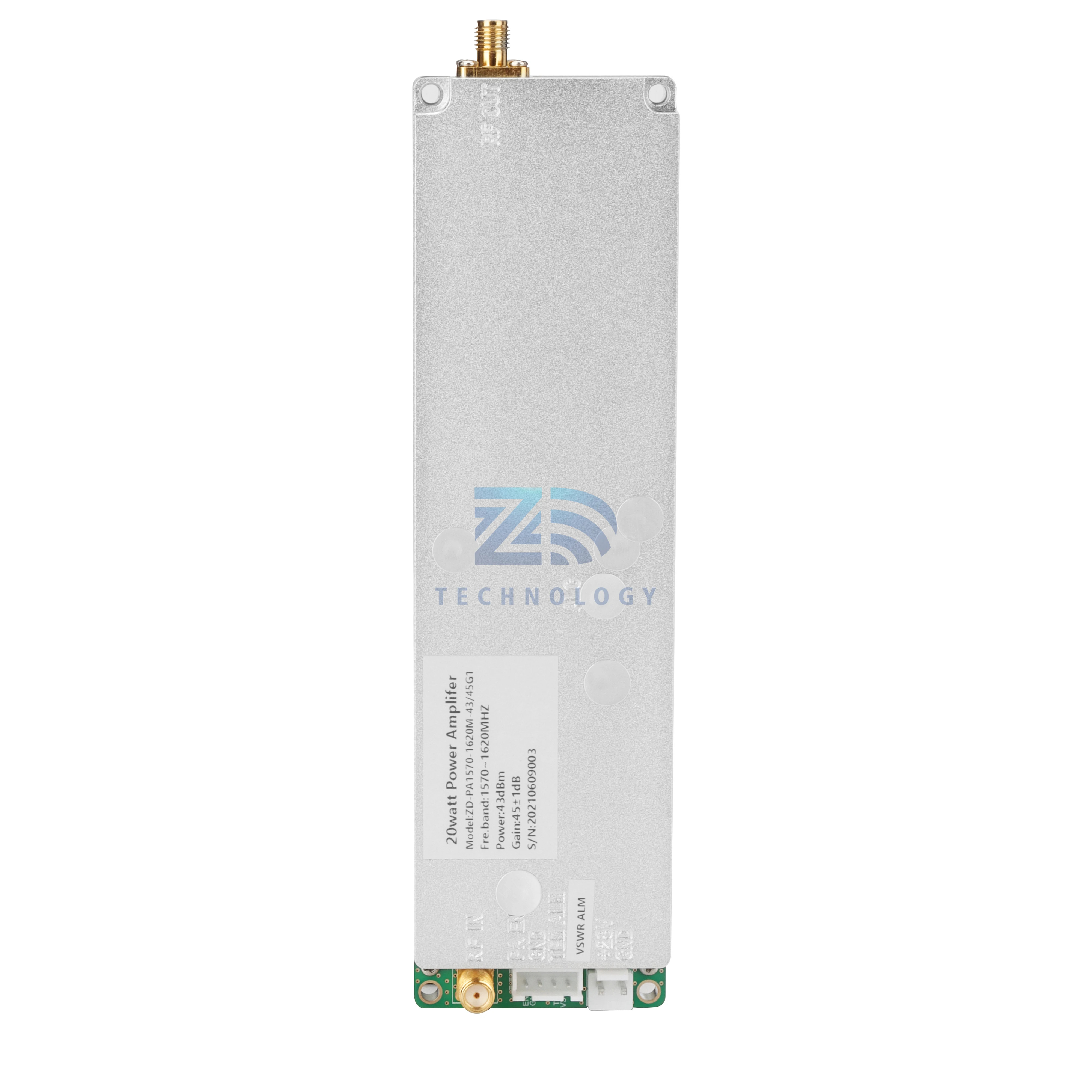 2G 3G 4G 5G 100W 고전력 신호 발생기 FPV Wifi 1570-1620MHz 프로 전력 증폭기