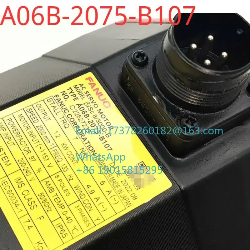 A06B-2075-B107 Fanuc 4축 모터 서보모터 엔코더