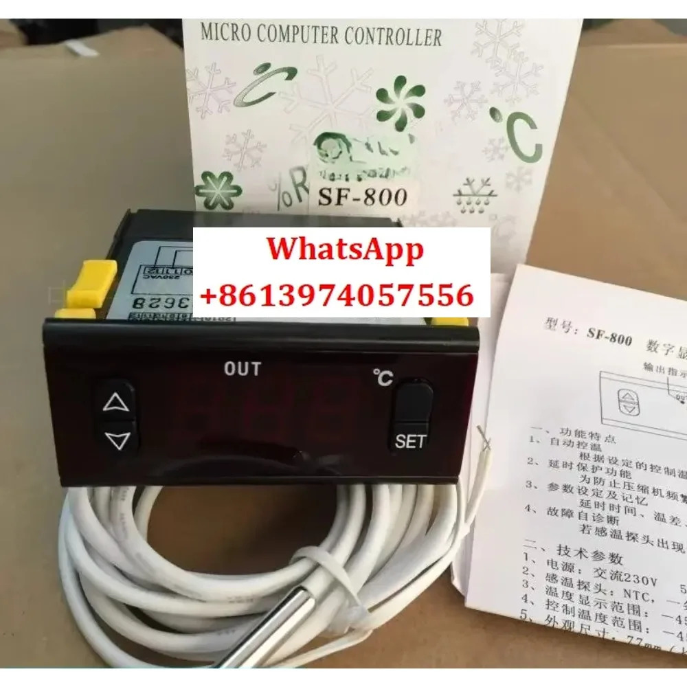 Sf-800 Shangfang Makanan Laut Kolam Renang 장치 Kulkas 온도 조절기 컨트롤러 Suhu Out