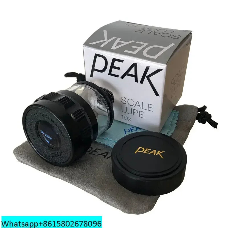 일본 오리지널 Peak Bijia 1983-10x금 돋보기가 휴대SCALE LUPE 10X