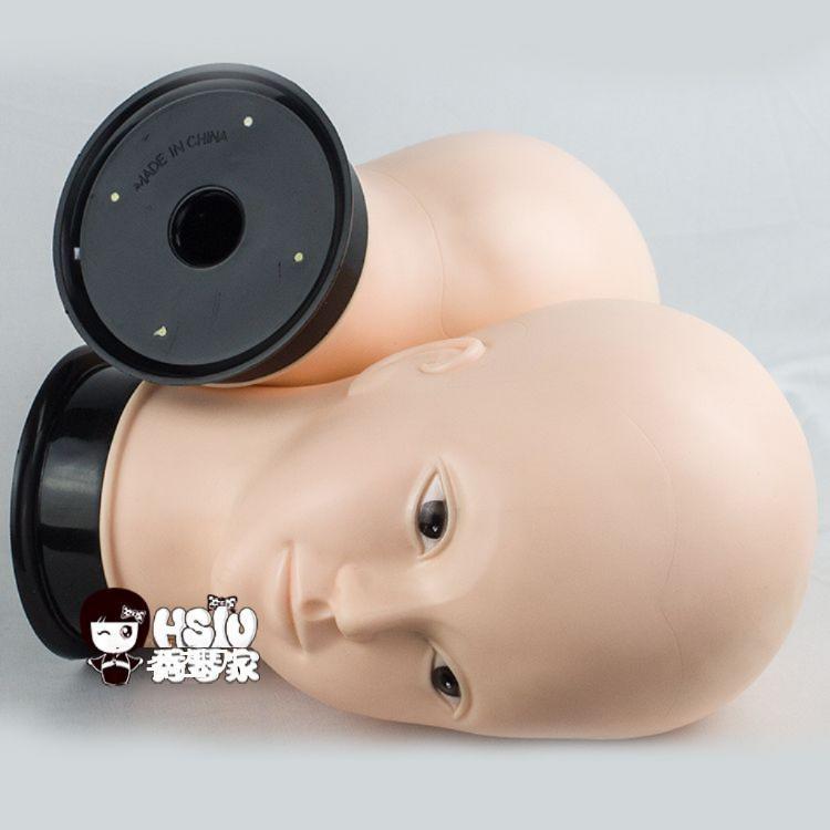 실리콘 얼굴모형 연습용 두피 교육 마네킹 문신 메이크업 모형 실습 - 상세 이미지 4