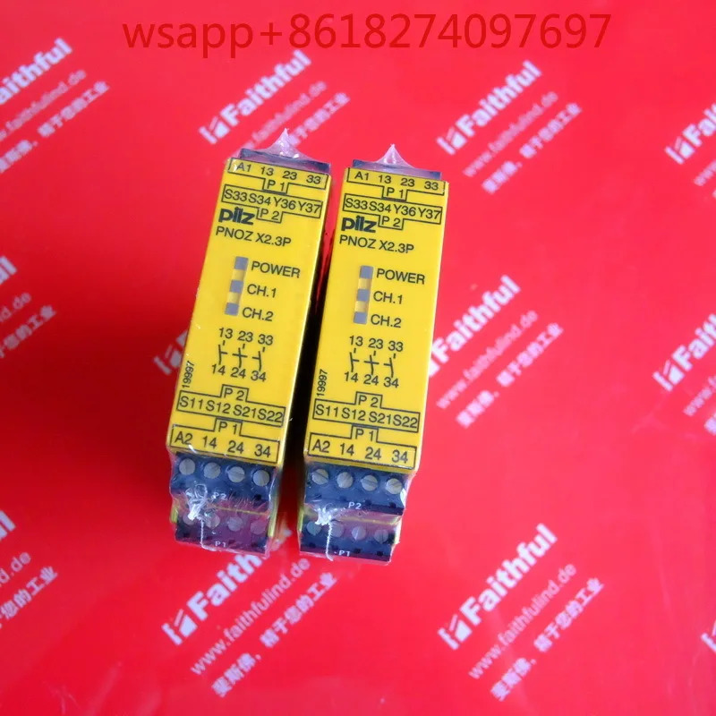 Pilz 777304 신형 안전 모듈 PNOZ X2.3P 24VACDC 3n/o