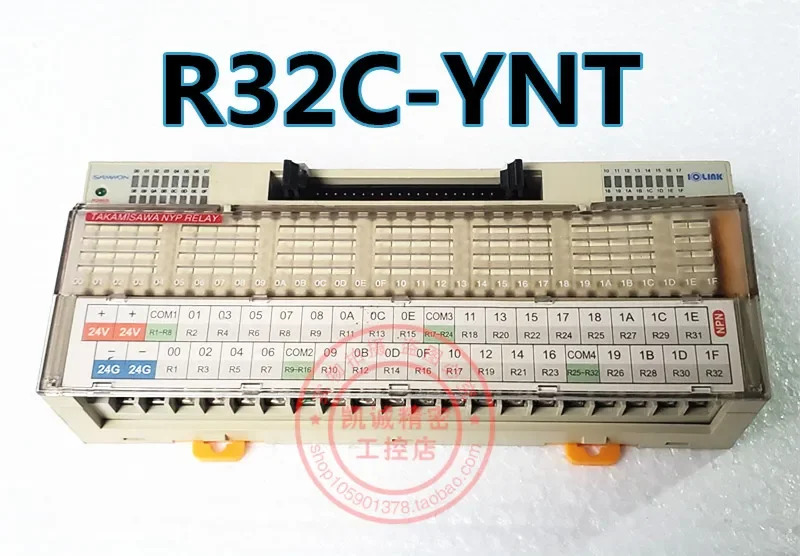2025.4 원본 삼원 조합 릴레이 R32C-NS5A-40P 터미널 모듈 R32C-YNT