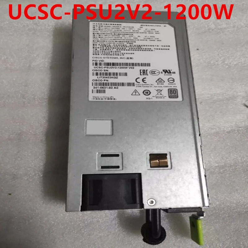 CISCO오리지널 전원공급장치 PS-2122-2S UCSC-PSU2V2-1200W 341-0631-02 DPST-1200DB A 341-0631-01 C240 M4 1200W