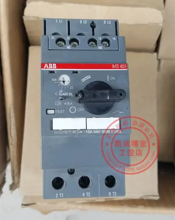 2025.4 MS451-32 ABB 모터 보호 스위치 22-32A 1SAM 470000 R1004