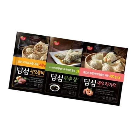 만두 동원 딤섬 x 2봉+부추창펀 2봉 새우하가우300g 390g