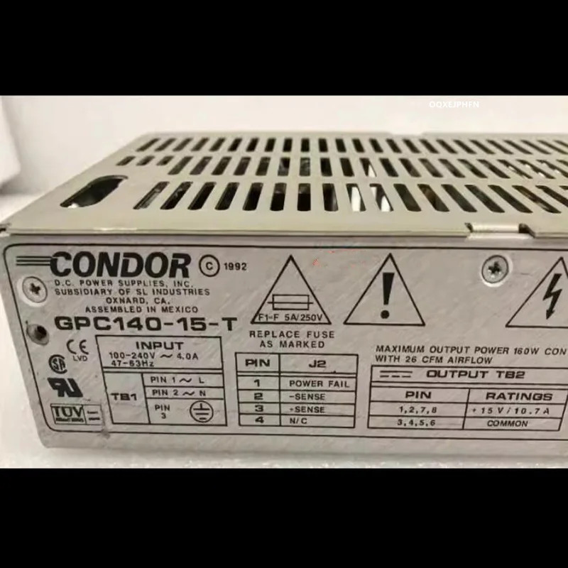 CONDOR 140W GPC140-15-T거새 전원공급장치