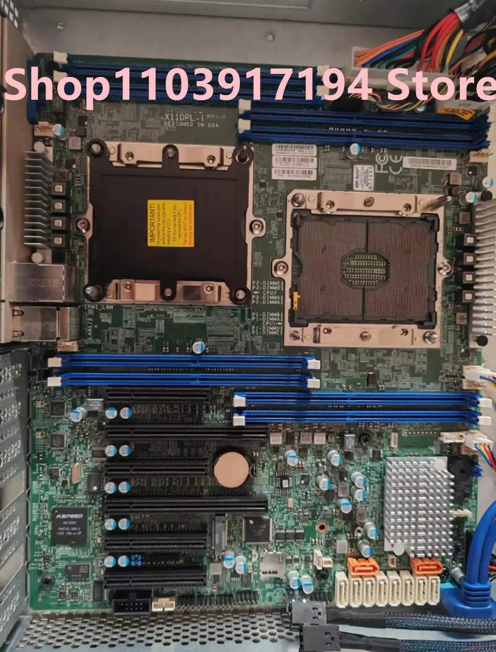 슈퍼 X11DPL-i 양방향 서버 워크스테이션 마더보드 LGA3647
