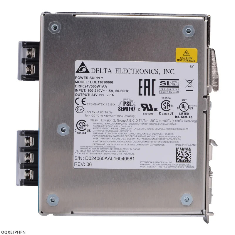 DELTA 24V2.5A 60W DRP024V060W1AA EOE새 레일 전원공급장치 11010006 DRP024V060W1AZ