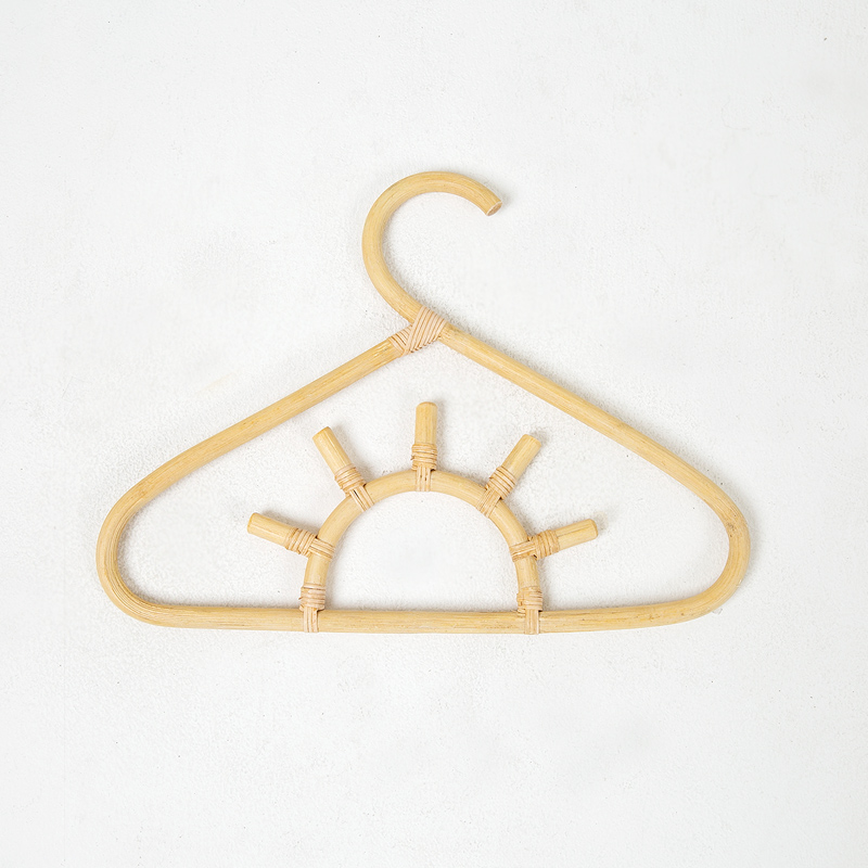 써니 라탄옷걸이 미니 우드 아이방옷걸이 꾸미기 옷가게 옷행거 3P세트