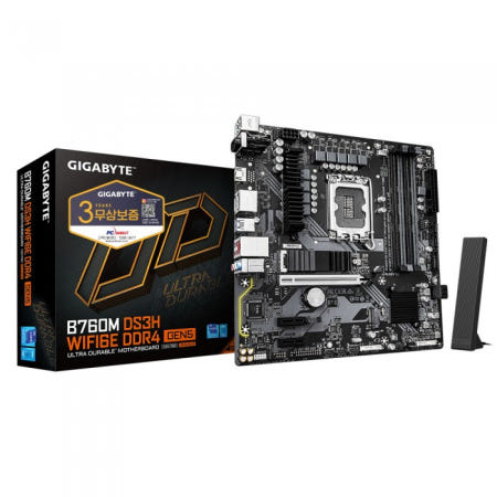 -GIGABYTE B760M DS3H WIFI6E D4 GEN5 피씨디렉트-(빠른배송)