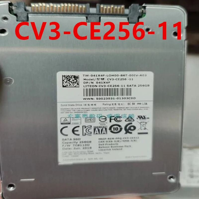 오리지널 솔리드 스테이트 드라이브 LITEON 256GB 2.5 인치 SATA SSD CV3-CE256-11 041X4F 신
