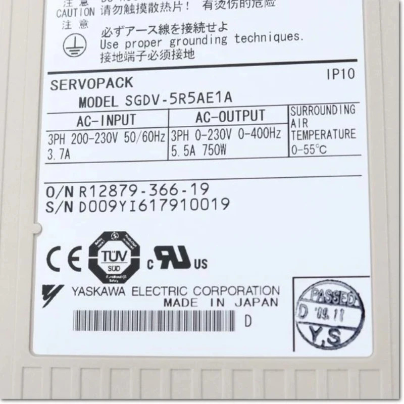 새 Yaskawa SGDV-5R5AE1A SGDH 05AE OY 서보 드라이브