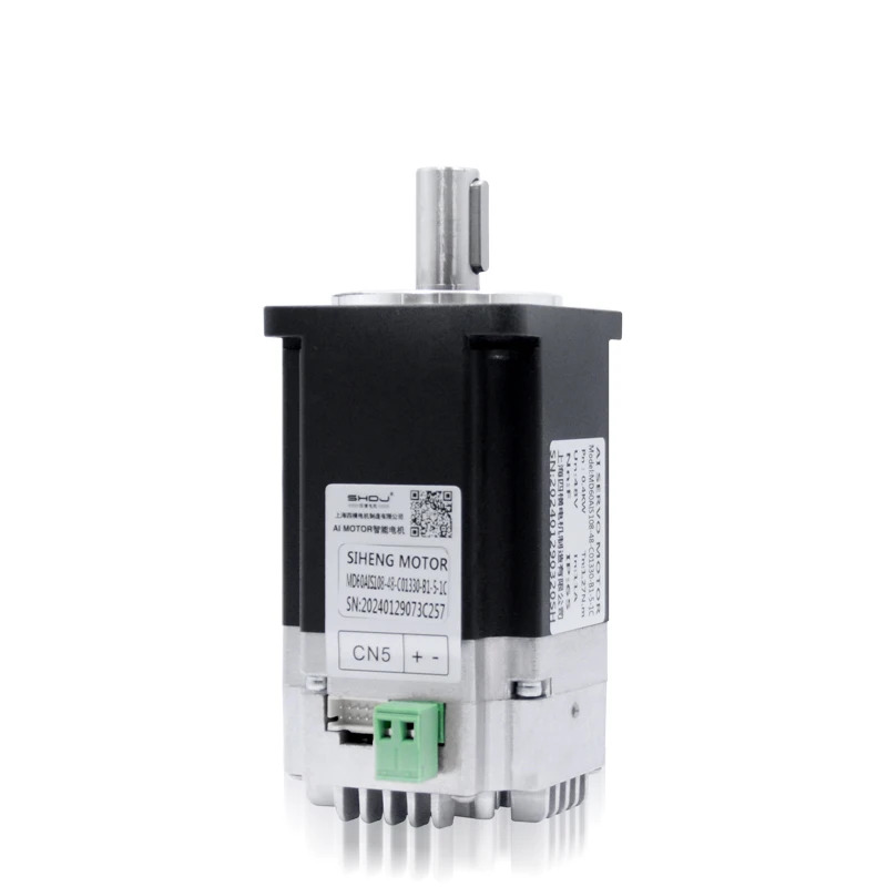 Canopen 통합 서보모터 드라이버 Nema24 AGV 자동차 Ce 48Vdc 하이브리드 스테퍼 모터60mm 400W 3000rpm 1.27nm 24VDC
