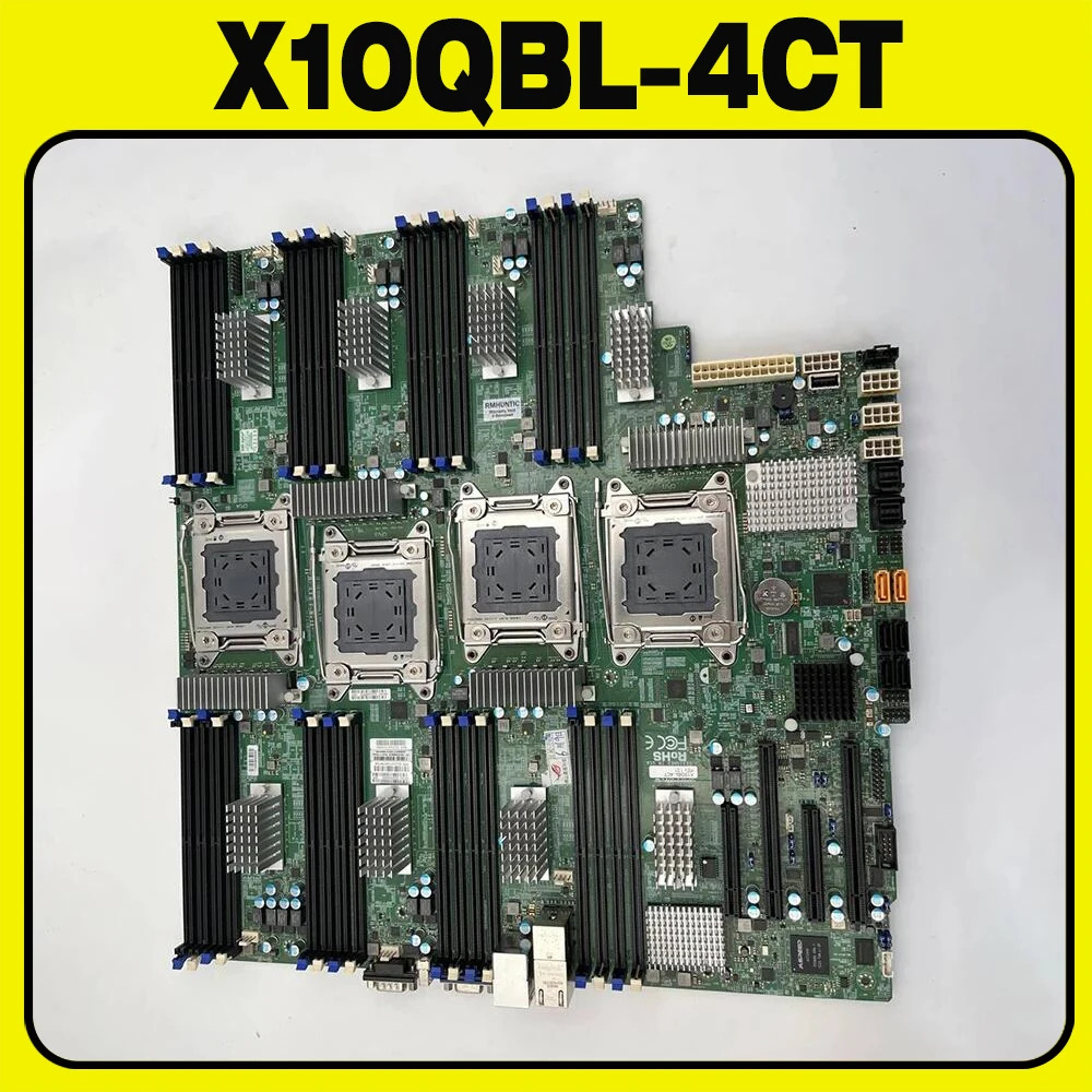 Supermicro 마더보드X10QBL-4CT 쿼드 소켓 R1LGA 2011 Xeon 프로세서 E7-8800 v4/3 E7-4800 지원