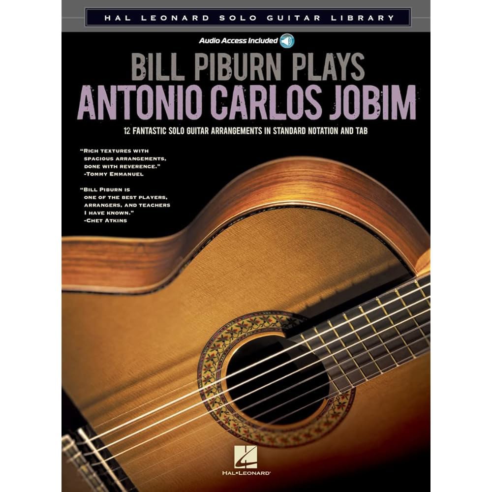 Bill Piburn Plays Antonio Carlos Solo Audio Library) Guitar Leonard Jobim (Hal Book/Online - 상품 이미지