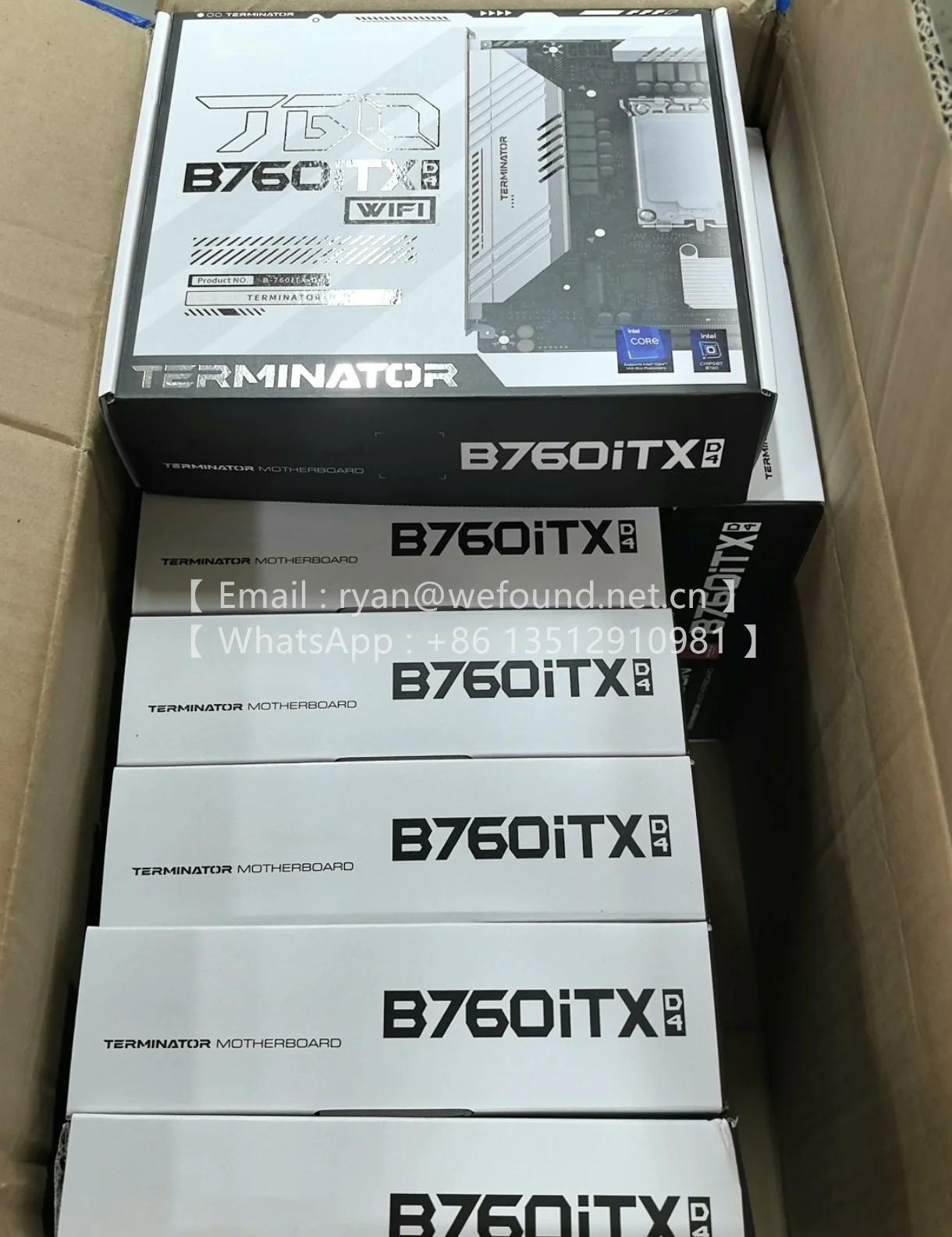 MAXSUN 마더보드터미네이터 B760ITX D4 와이파이