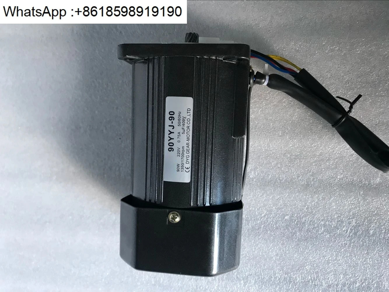TOYO 90YYJ90W 톱니가 샤프트 모터 전속도 제어 가변 속도 기계