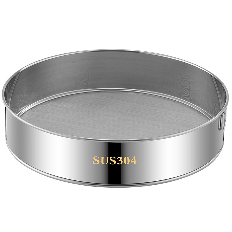 베이킹 전용 스테인리스 망사체 위생 손잡이형 거름망 주방 조리용 여과 선별 기구 40메쉬 15cm 체 - 상세 이미지 5