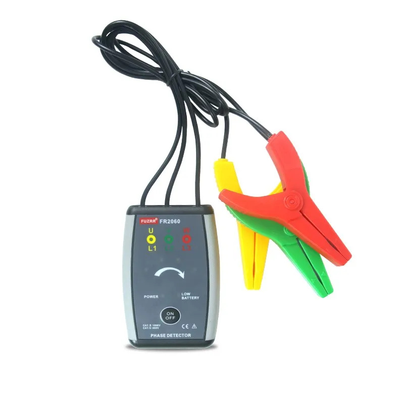 FR2060 3상 AC 위상 시퀀스 미터 전기 포지티브 시퀀스/역회로 검사 1000V