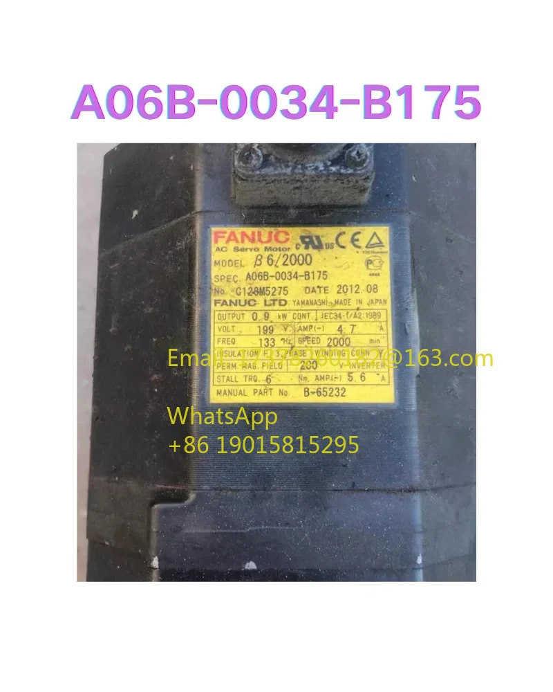 A06B-0034-B175 리퍼 서보모터 OK