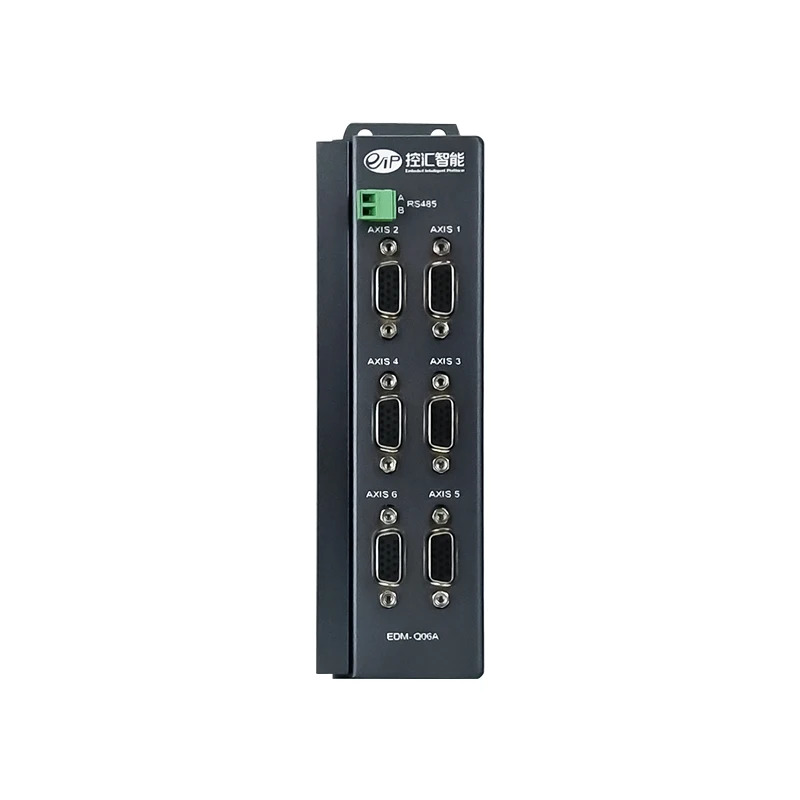 Adipcom EDM-Q06A EtherCAT 6축 모션 컨트롤러 펄스/서보 제어 24V PLC 프로그래밍 로직 스테퍼 및