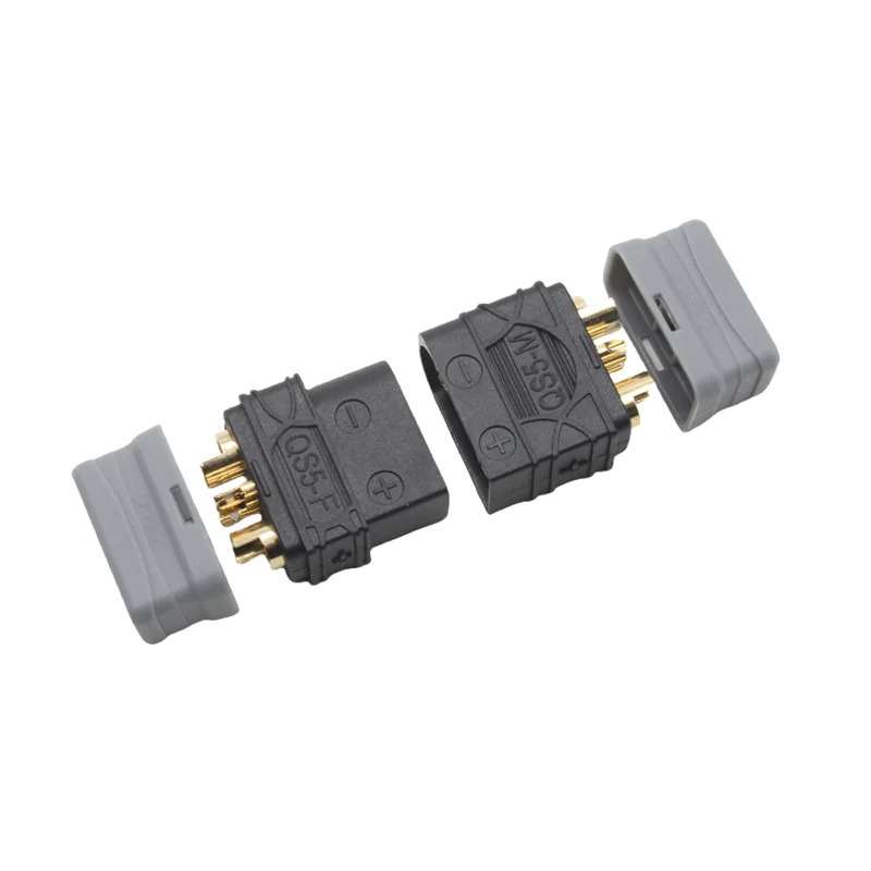 QS5-2P RC 자동차 ESC 배터리 금도금 알 커넥터 FPV Ebike 전원 시스템 구리 접촉 솔더 Lipo 플매트 카펫 러그