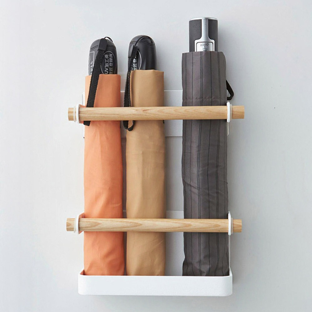 우산꽃이 벽걸이 거치대 자석형 현관 수납 장우산 정리대