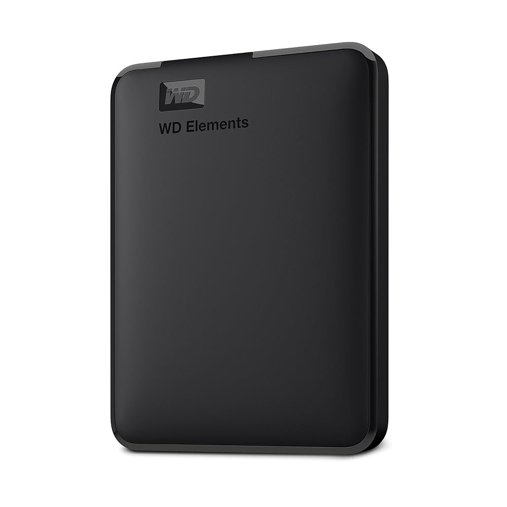 Windows용 WD 6TB 요소 휴대용 외장 하드 드라이브, PC 및 Mac용 USB 3.2 1세대 /USB 3.0, 플러그 앤 플레이 준비 완료 - WDBHJS0060BBK-W - 상품 이미지