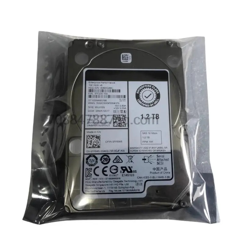 원본 ST1200MM0198 0FR6W6 1FF230-150 1.2T 10K SAS12Gb 2.5