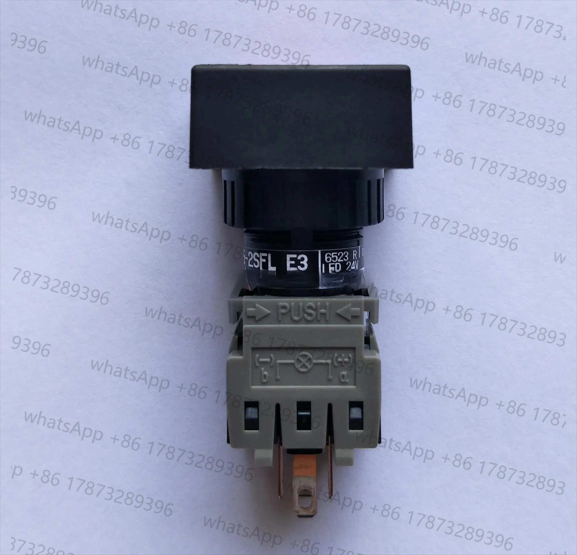 일본 AH165-2SFL E3 24V LED 옵션 흰색 녹색 빨간색 버튼 표시기 16mm 스위치