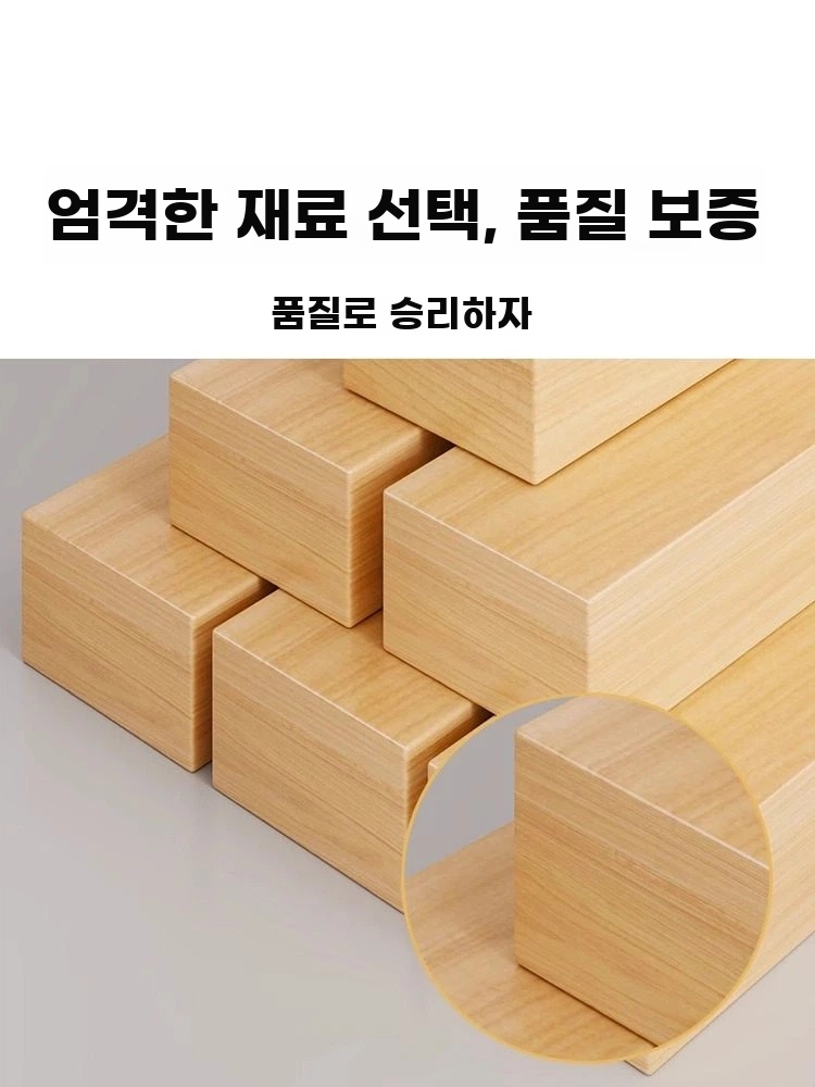 원목 책꽂이 선반 테이블 책상 서재 데스크 사무실 A. 환경 친화적 인 바니시 모델 40 - 상세 이미지 5