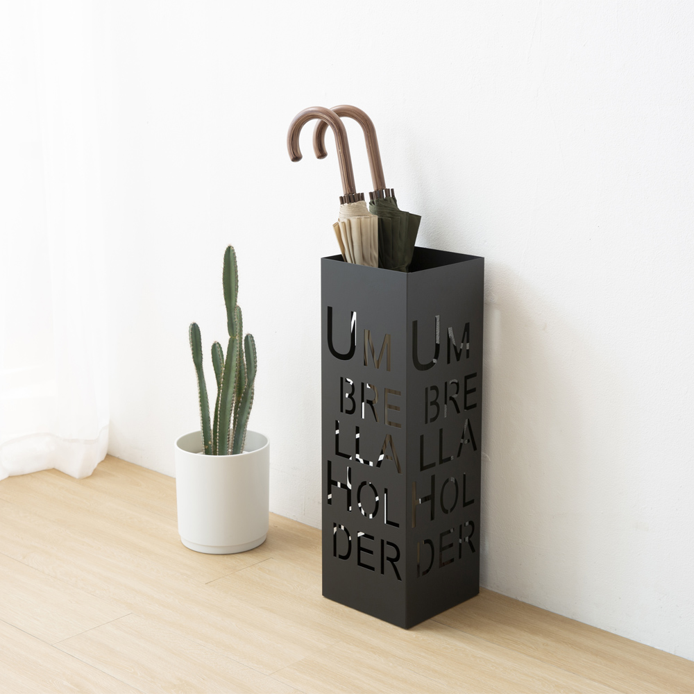 타이포 철제 우산꽂이 업소용 카페 사무실 현관 신발장 우산통 걸이 거치대