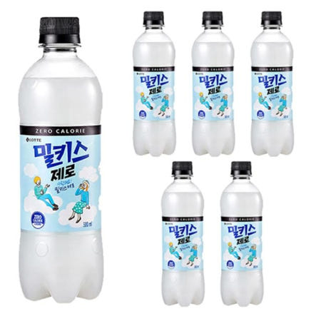 알리바니스토어 이온음료 녹차 차 밀키스 제로 500ml 6펫
