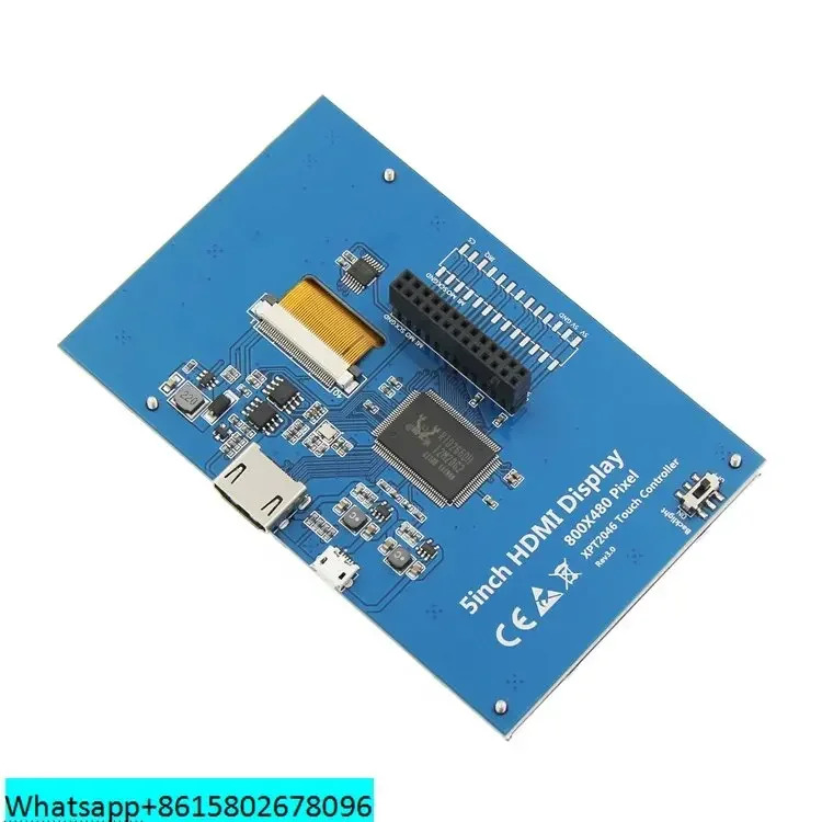 라즈베리 Pi2 3 4 디스플레이 LCD TFT 800x480 터치 스크린 HD MI 5 인치 1 0.34A x 5V MPI5008