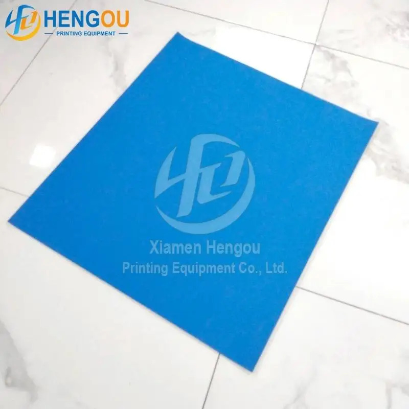 KBA Roland Heidelber SM74 인쇄기계 교체 예비 부품 고무 담요 블루 좋은784x680x1.95mm