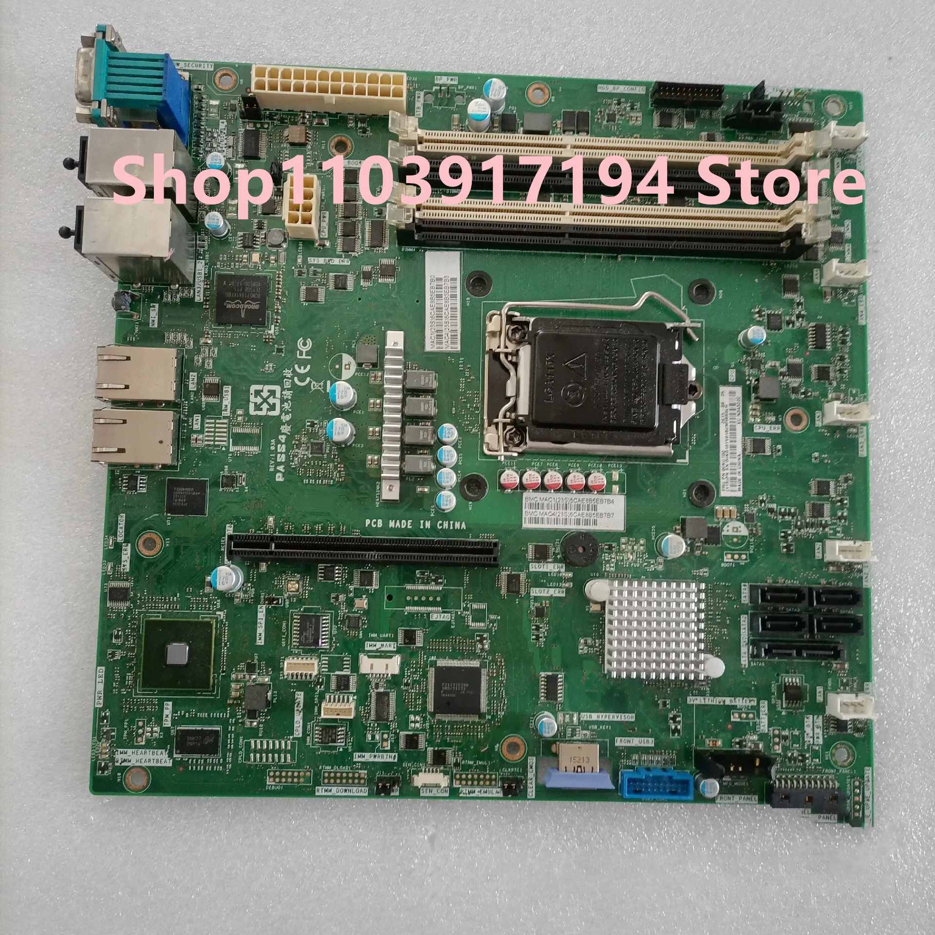 IBM X3250 M5 마더보드 00AM098 00KG10 0 지지대 E3-1241 v3 시리즈용
