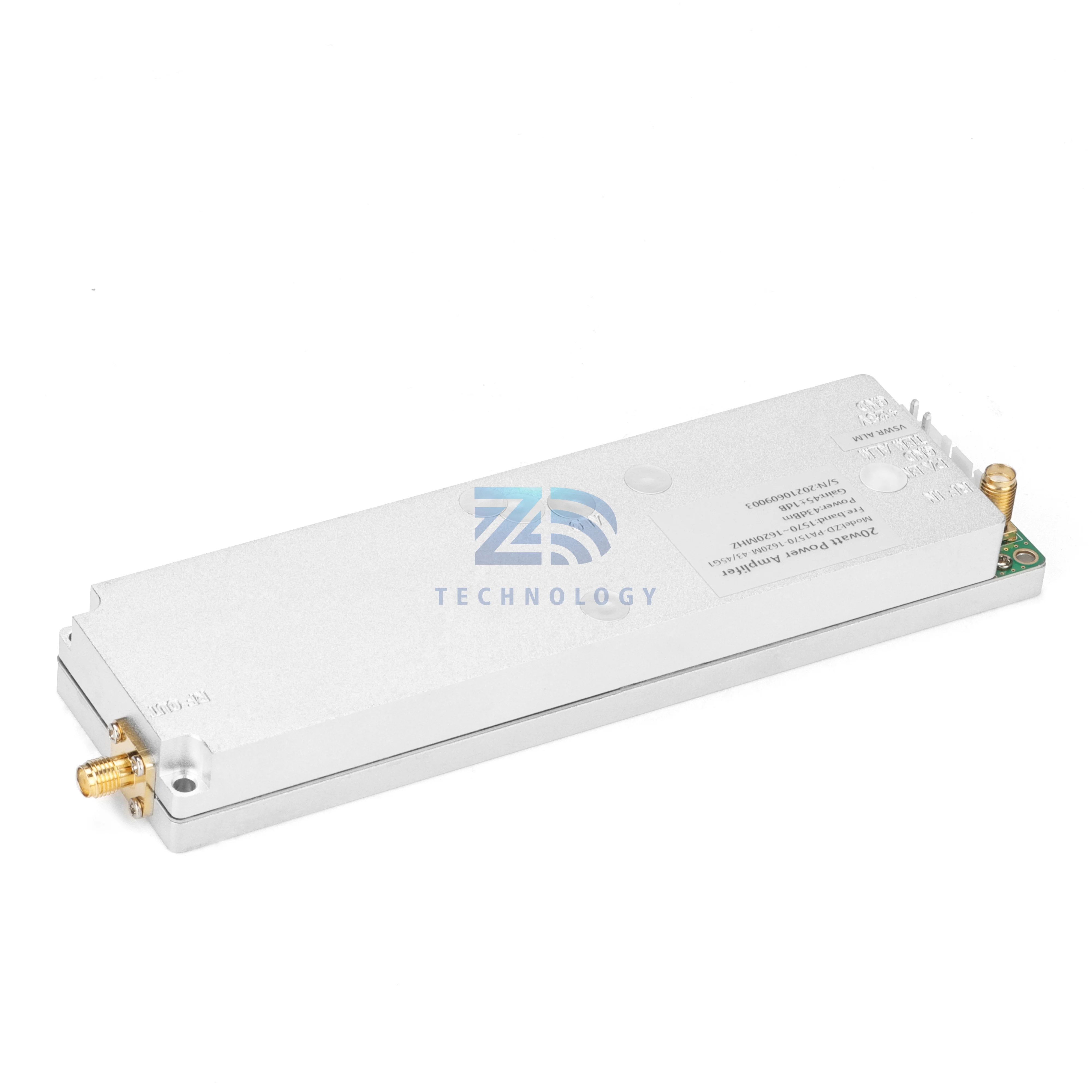 2G 3G 4G 5G 100W 고전력 신호 발생기 FPV Wifi 1570-1620MHz 프로 전력 증폭기