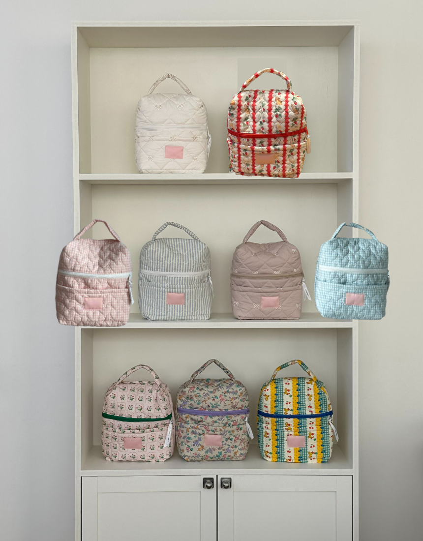 조에컴퍼니 코지 누빔 다이퍼백 방수 기저귀 파우치 젖병 문센 유모차 가방 토트백 출산선물