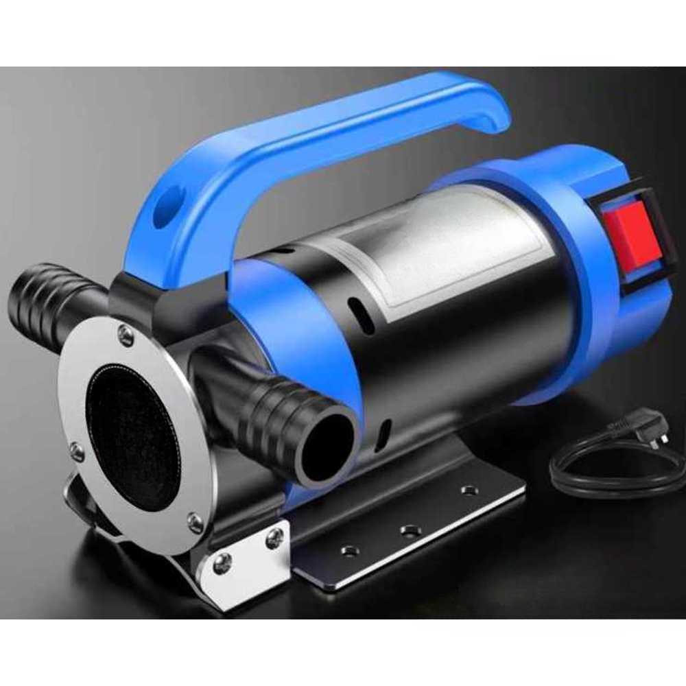 전동오일펌프 디젤펌프 배수 주유기 기어 흡입 연료 오일/물 겸용 1000W 12V + 6m 호스 - 상품 이미지