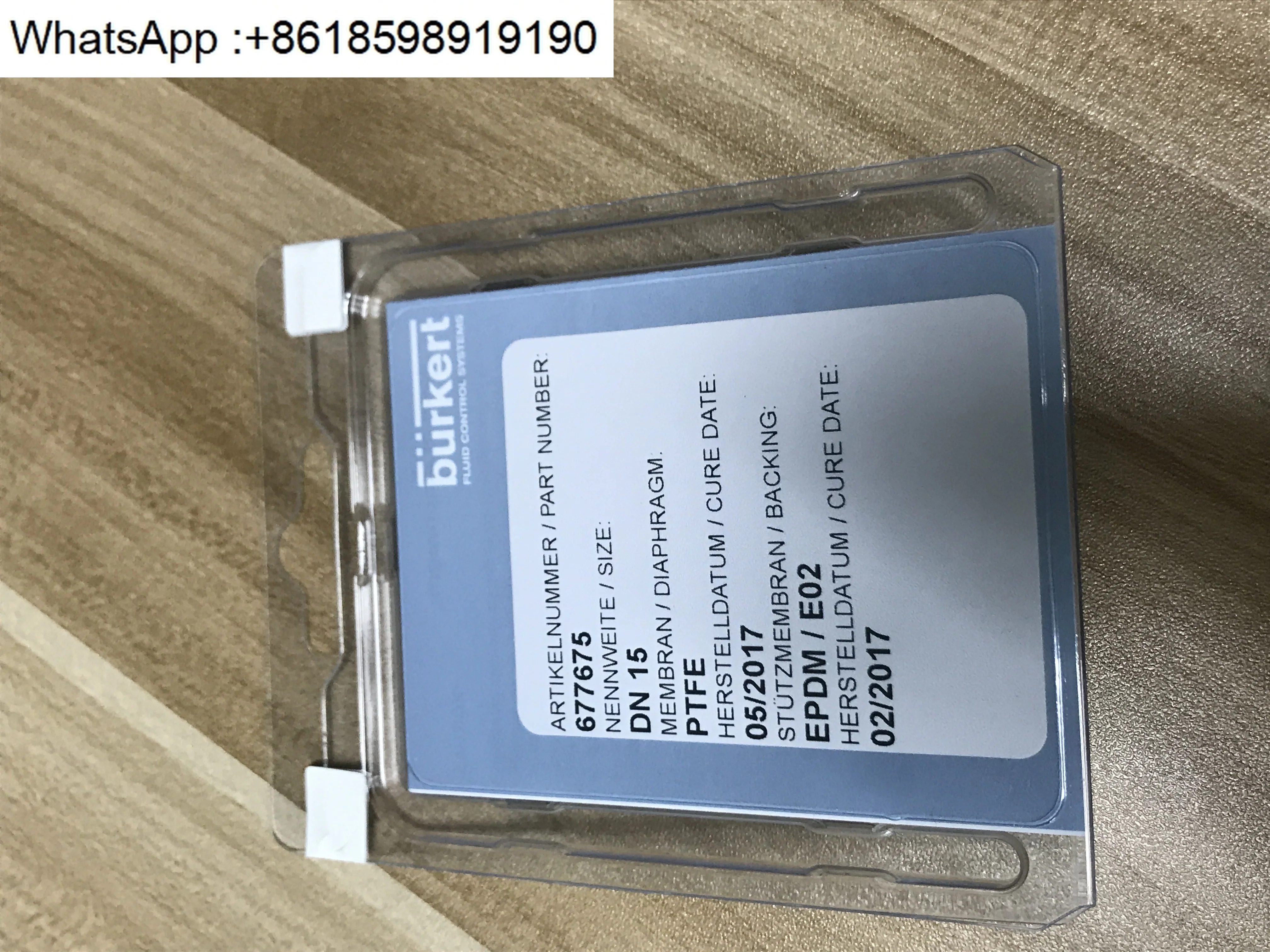 2030 다이어프램 밸브 DN15 이다이어프램 EPDM PTFE 677675 공압 액세서리