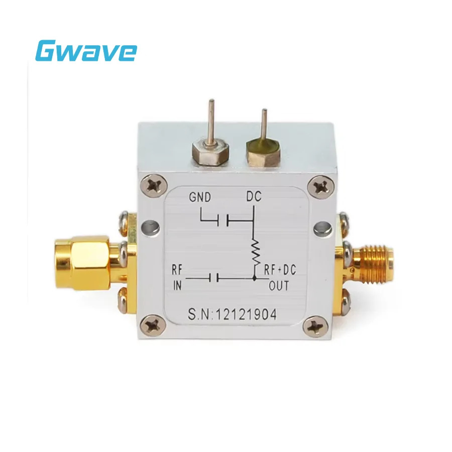SMA 바이어스 티 IC 모듈 10MHz4.2GHz 주파수 범위 1000mA 72V DC 정격