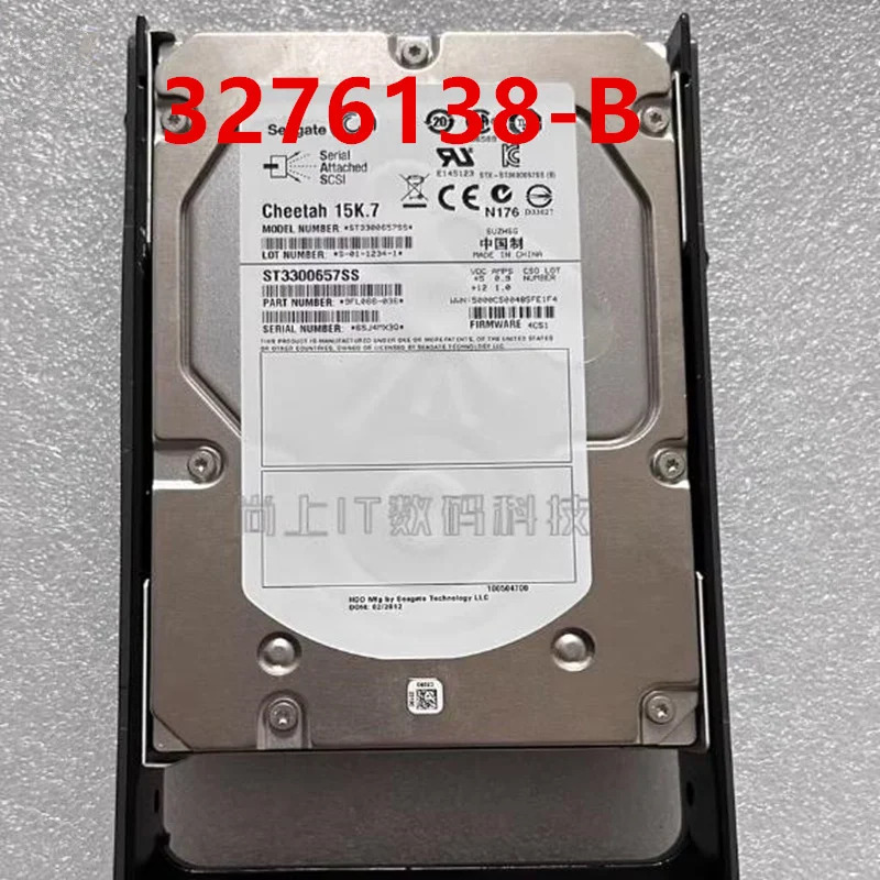 HDS AMS호환2100 AMS호환2300 AMS호환2500 300GB SAS 3.5 인치 15K 32MB 서버 HDD 3276138-B 하드