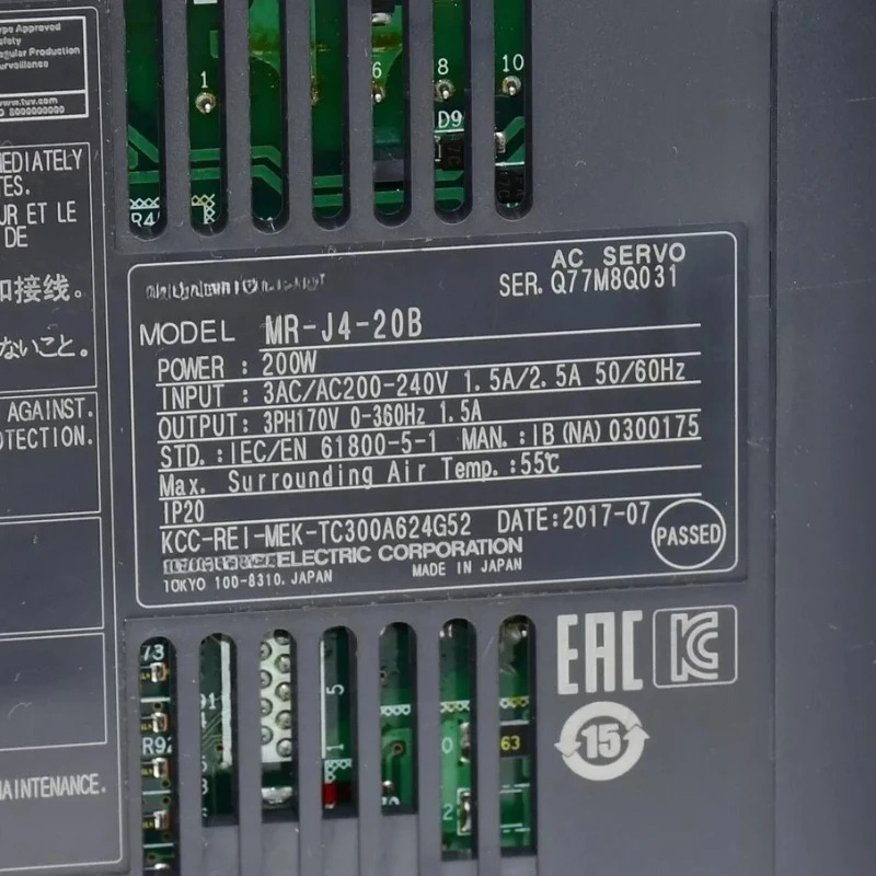 새 MR-J4-20B 서보 드라이브