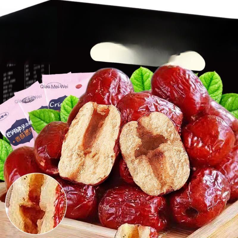 건대추 바삭한 대추 겨울대추 말린대추 500g 디저트 대용량 간식 씨없는 왕대추 - 상품 이미지
