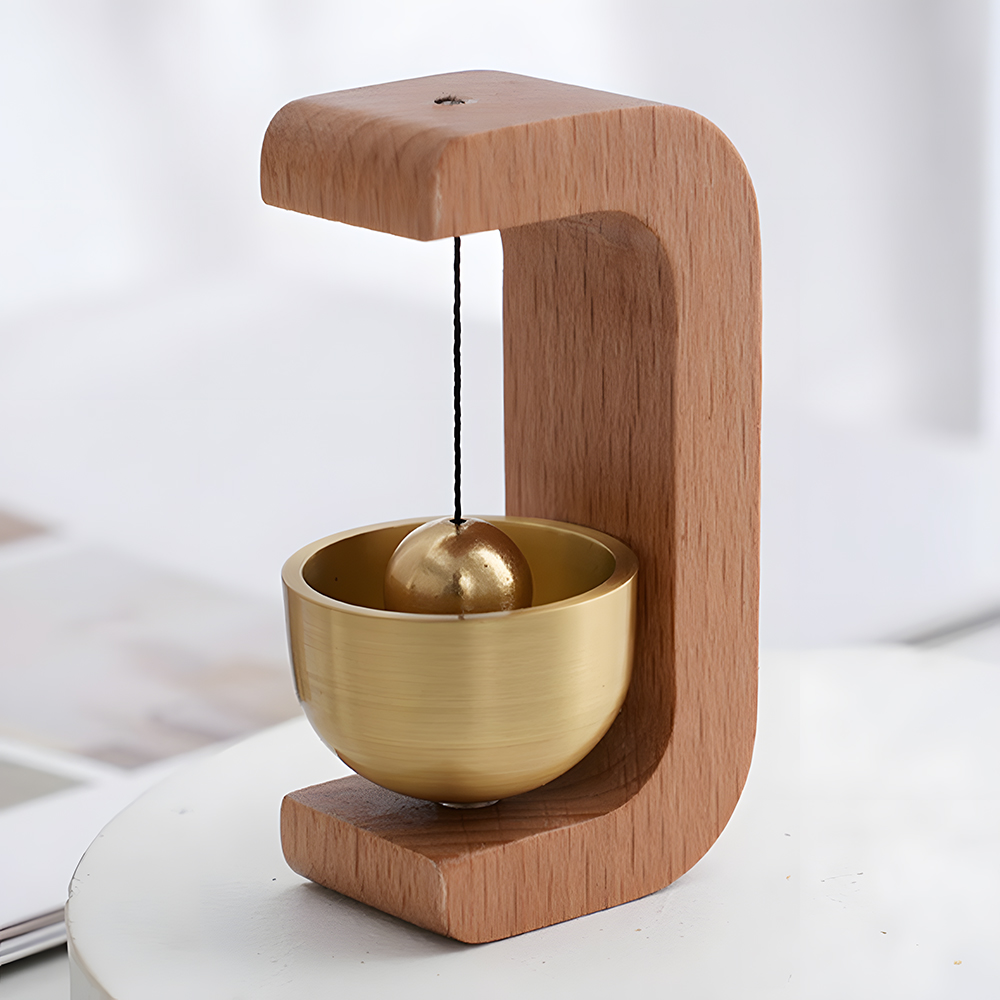 미니 원목 문종 자석 풍경종 현관벨 출입문 우드도어벨 풍종 알림 문벨